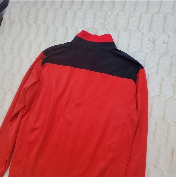 Nike  Golf Tour Performance Men's Jacket size Medium Half Zip Softshell - Picture 6 of 9